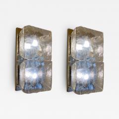  Aureliano Toso Striking Pair of Wall Lights by Aureliano Toso Murano 1970 - 2474669