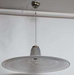  Aureliano Toso Vintage Swirl Bell Shaped Pendant Ceiling Fixture - 2280685