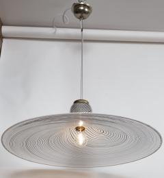  Aureliano Toso Vintage Swirl Bell Shaped Pendant Ceiling Fixture - 2280692