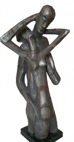  Austin Productions Austin Productions Brutalist Large Sculpture Lovers Man Woman Gothic Frakenstein - 1789244