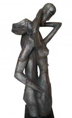  Austin Productions Austin Productions Brutalist Large Sculpture Lovers Man Woman Gothic Frakenstein - 1789250