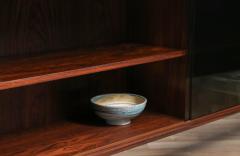  Axel Christensen Axel Christiansen Rosewood Smoke Glass Bookcase for Aco Mobler - 4138028