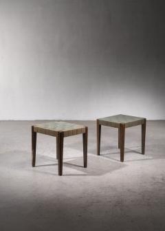  Axel Larson Axel Larsson pair of webbed stools SMF Bodafors - 3114624