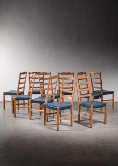 Axel Larson Set of 10 Axel Larsson Thule dining chairs