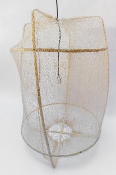  Ay Illuminate Z2 Blond Sisal Net Pendant Chandelier in Tea Dyed by Ay Illuminate - 2349859