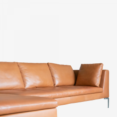  B B Italia B B Italia Charles Sectional in Cognac Leather by Antonio Citterio - 1368184