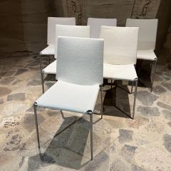  B B Italia B B Italia Roberto Barbieri Modern ALMA White Stackable Chairs Set of 6 - 2847448