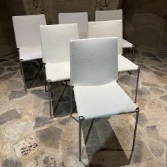  B B Italia B B Italia Roberto Barbieri Modern ALMA White Stackable Chairs Set of 6 - 2847449