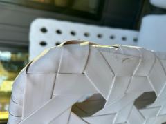  B B Italia Fabulous Pair B B Italia Canasta High Wing Back Woven Outdoor Chair - 4561145