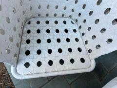  B B Italia Fabulous Pair B B Italia Canasta High Wing Back Woven Outdoor Chair - 4561154