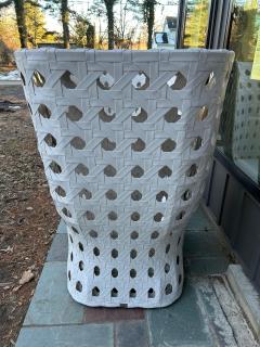  B B Italia Fabulous Pair B B Italia Canasta High Wing Back Woven Outdoor Chair - 4561159