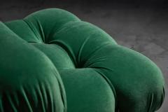  B B Italia Green Velvet Camaleonda Lounge Chairs by Mario Bellini for B B Italia 1970s - 4135123