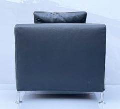  B B Italia Harry Arm Club Chair in Black Leather by Antonio Citterio for B B Italia - 3109572