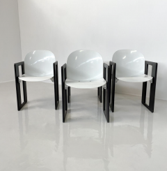  B B Italia Mid Century Modern Set of Diagolo 4 Chairs by Afra Tobia Scarpa for B B Italia - 3337045