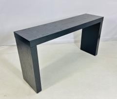  B B Italia Modern Cerused Black Oak Console Table in the Style of B B Italia - 4712281