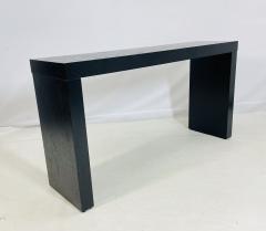  B B Italia Modern Cerused Black Oak Console Table in the Style of B B Italia - 4712282