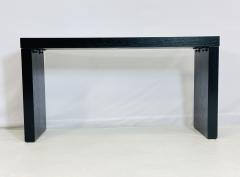  B B Italia Modern Cerused Black Oak Console Table in the Style of B B Italia - 4712283