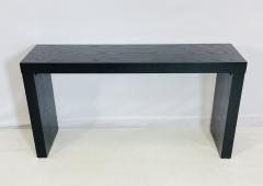  B B Italia Modern Cerused Black Oak Console Table in the Style of B B Italia - 4712284