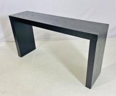  B B Italia Modern Cerused Black Oak Console Table in the Style of B B Italia - 4712285