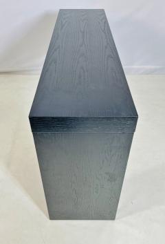  B B Italia Modern Cerused Black Oak Console Table in the Style of B B Italia - 4712287