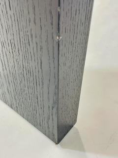  B B Italia Modern Cerused Black Oak Console Table in the Style of B B Italia - 4712290