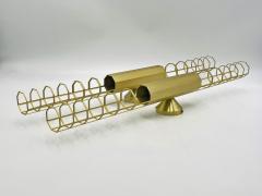  B B Italia Pair Baxter Palomar Brass Sconces by Pietro Russo Italian Modern Lights - 4723607