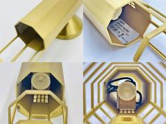  B B Italia Pair Baxter Palomar Brass Sconces by Pietro Russo Italian Modern Lights - 4723608