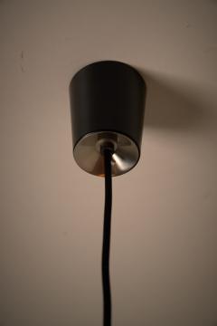  B L Leuchten Modern Orange Metal and Opal Glass Pendant - 4505284