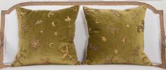  B VIZ Designs PAIR OF ANTIQUE TEXTILE PILLOWS BY B VIZ DESIGNS - 667187