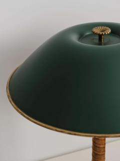  B hlmarks AB Bohlmarks 1940s B hlmarks Brass and Leather Table Lamp - 2377050