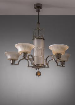  B hlmarks AB Bohlmarks Art Deco chandelier - 3928676