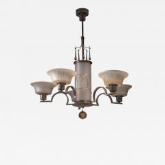  B hlmarks AB Bohlmarks Art Deco chandelier - 3930770