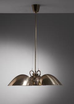  B hlmarks AB Bohlmarks B hlmarks 3 shaded brass chandelier - 3502121