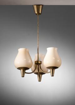  B hlmarks AB Bohlmarks B hlmarks brass and glass chandelier - 4060757