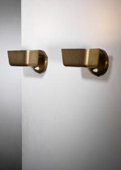  B hlmarks AB Bohlmarks B hlmarks pair of brass wall lamps - 4334422