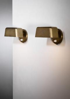  B hlmarks AB Bohlmarks B hlmarks pair of brass wall lamps - 4334424