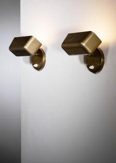  B hlmarks AB Bohlmarks B hlmarks pair of brass wall lamps - 4334425
