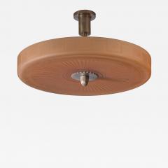  B hlmarks AB Bohlmarks One of a pair of B hlmarks Art Deco glass chandeliers - 2853771