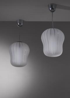  B hlmarks AB Bohlmarks Pair of B hlmarks striped glass pendants - 3550906