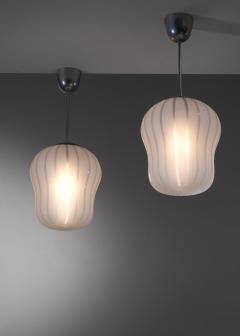  B hlmarks AB Bohlmarks Pair of B hlmarks striped glass pendants - 3550907