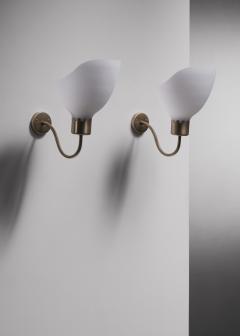  B hlmarks AB Bohlmarks Pair of Harald Notini wall lamps for B hlmarks - 3512444
