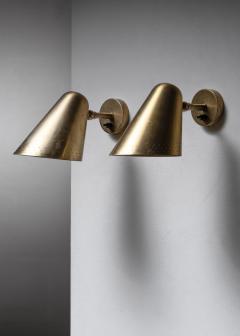  B hlmarks AB Bohlmarks Pair of Harald Notini wall lamps for B hlmarks - 4746490