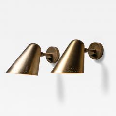  B hlmarks AB Bohlmarks Pair of Harald Notini wall lamps for B hlmarks - 4746509