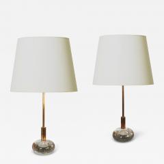  B hlmarks AB Bohlmarks Pair of Table Lamps by Harald Notini for B hlmarks - 4533132