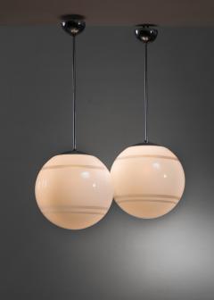  B hlmarks AB Bohlmarks Pair of globe pendants - 3993625