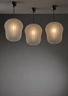  B hlmarks AB Bohlmarks Set of 3 B hlmarks striped glass pendants - 3965058