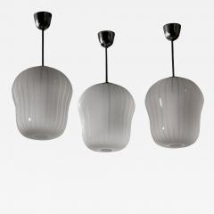  B hlmarks AB Bohlmarks Set of 3 B hlmarks striped glass pendants - 3968228