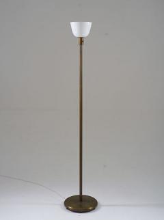  B hlmarks AB Bohlmarks Swedish Brass and Teak Floor Lamp by B hlmarks - 3102135