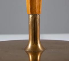  B hlmarks AB Bohlmarks Swedish Midcentury Table Lamp in Teak and Brass by B hlmarks - 2277341