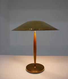  B hlmarks AB Bohlmarks Swedish Midcentury Table Lamp in Teak and Brass by B hlmarks - 2277352